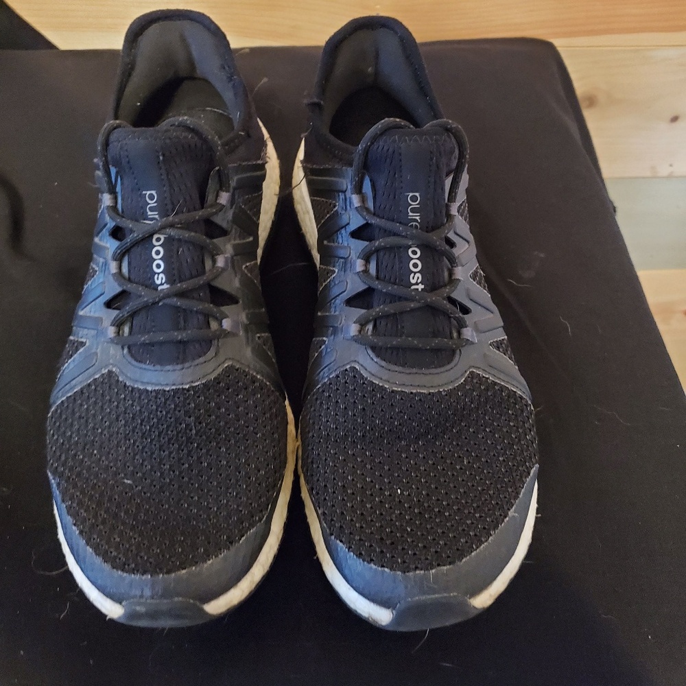 Black adidas pure boost